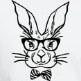 thumbnail image 3 of CafePress - Cute Hipster Easter Bunny T Shirt - Men's White Classic Cotton T-Shirts, 3 of 4