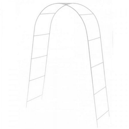 Koyal Wholesale White Metal Freestanding Arch