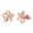 Rose Gold, variant on OUEPLLOZ Clearance Flower Stud Earrings 925 Sterling Silver Plumeria Earrings Womens Cute Cherry Blossom Stud Christmas Birthday Jewelry(Silver,One Size)