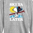 thumbnail image 3 of Peanuts - Snoopy Ski Ya Later - Toddler And Youth Long Sleeve Graphic T-Shirt, 3 of 6