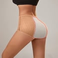 thumbnail image 5 of Alun Period High Waist Underwear for Women 3 Layer Leakproof Thin Breathable Panties for Menstrual Stretch Soft Comfortable Daily Wear Beige XL, 5 of 8