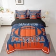 thumbnail image 2 of Erosebridal Sport Football Bedding Sets Twin Size,Ball Game Comforter Sets with Sheets,Rugby Room Decorative(Denver),Reversible,Lightweight,7-Piece, 2 of 5