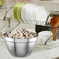 thumbnail image 4 of nu steel "V" Shaped Mixing bowl Set of 3 - stainless steel kitchen bowls for Home, Refrigerator, Kitchen Food Storage Organizers, Set Includes 1.5, 3, 5 Qt - Ideal For Cooking, Baking, Mixing,Serving, 4 of 6