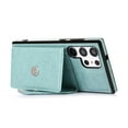 thumbnail image 4 of Dteck Crossbody Women Wallet Case for Samsung Galaxy S23 Ultra with Card Holder, Magnetic Removable Shoulder Lanyard Strap Purse Phone Cover, Mint, 4 of 6