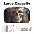 thumbnail image 3 of Skull Oxford Cloth Waterproof Travel Organizer Storage Pouch Cable Organizer Travel Charging Cord Organizer Case, 3 of 6
