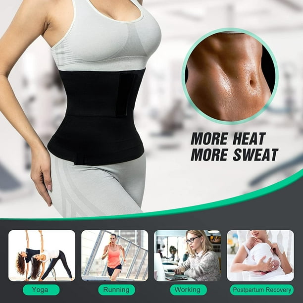 Wrap Waist Trainer For Women Adjust Lower Belly Wrap Sweat Band Bandage  Wasit For Stomach Body Wraps