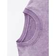thumbnail image 2 of Cozymy Hangin' With My Boos Playful Halloween Ghost Scene Women's Graphic Tee Washed Crew Neck Short Sleeve Purple, L, 2 of 6