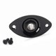 thumbnail image 2 of Indented 1/4 Inch Oval Guitar Pickup Output Input Jack Plug Socket 6.35mm With 2 Mounting Screws for Electric Guitar Bass (Black), 2 of 2