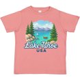 thumbnail image 3 of Inktastic Lake Tahoe Scenic View USA Boys or Girls Toddler T-Shirt, 3 of 5