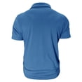 thumbnail image 4 of Men's Polo Shirts with 2 Pockets Short Sleeve Quick Dry Casual Sports Outdoor Golf Shirt for Men Basic T-Shirt Tops, 2XL, 4 of 6