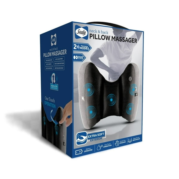 Sealy Neck and Lumbar Therapeutic Vibration Massager Pillow (MA-111)