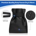 thumbnail image 3 of Insulated Waterproof Faucet Cover For Outdoor Garden Winter Freeze Protection 7.09" W X 9.06" L, 2 Pack, 3 of 7