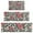 Pioneer Flower Floral-3, variant on Pioneer Flower Floral Print Pattern Kitchen Rugs Sets Of 3,Kitchen Runner Rugs Non Skid Washable,Decorative Kitchen Floor Mats for Kitchen,Sink,Laundry,17"x30"+ 17"x47" + 17"x59"