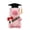 1pink, variant on Capybara Plush Toy, 10.6" Stuffed Animal with Graduation Cap and Diploma, Soft Gift for Class of 2026, Brown/Pink/White