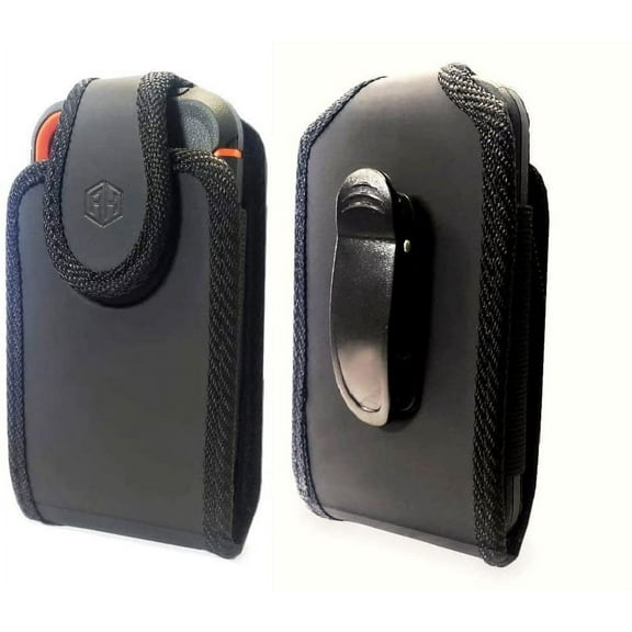 Premium Neoprene Swivel Cell Phone Carrier Holster Men Cell Phone Belt Holder, Compatible with [iPhone iPhone 12 Mini SE 5 5S 5C Samsung J1 J3 LG K7 K10 & More] fits with Thick or Heavy Duty Case