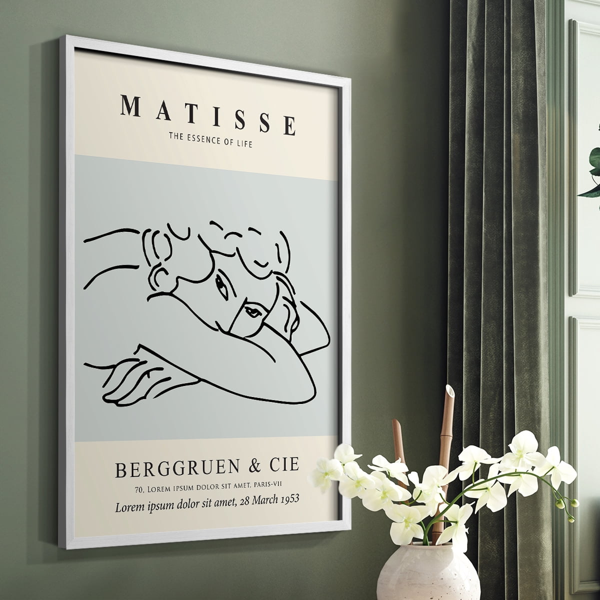 Matisse L Framed Print - Solid Wood