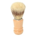 thumbnail image 3 of Cepillo de afeitar para barba con mango de madera, ligero y suave, ideal para salón y hogar., 3 of 14