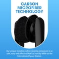 thumbnail image 3 of Limpiador de gafas CarbonKlean Peeps para gafas plateado, 3 of 7