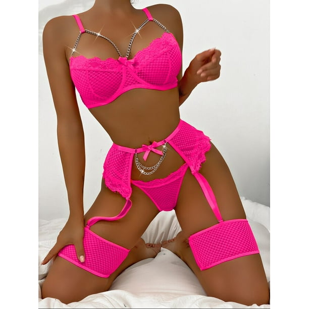 Conjuntos exoticos con aros conjunto de lenceria sensual sensual con sujetador conjunto de ropa interior para mujer conjunto de sujetador y bragas de realce fino Bralette Tan Jianjun unisex Walmart en