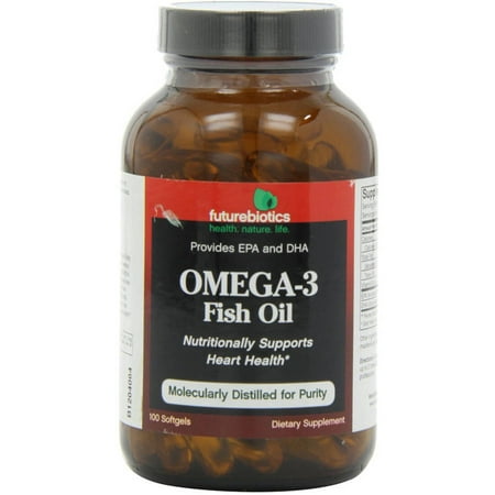 Futurebiotics Omega-3 Fish Oil Softgels, 100 CT