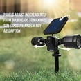 thumbnail image 2 of Bell + Howell Bionic Spotlight Duo Solar Spot 25 Feet Motion Sensor, Sun Panels, Waterproof Frost Resistant Patio, Yard and Outdoor Lighting - 2 Pack, 2 of 7