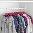 thumbnail image 3 of VECELO 100 Pack Velvet Non-Slip Heavy Duty Adult Hangers with 360° Swivel Hook, Ultra-Thin Space Saving Clothes Organizer for Coats Shirts Dresses Closet Storage-Red, 3 of 12