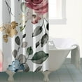 thumbnail image 5 of Waterproof Pioneer Shower Curtain 72x84 Inch Polyester Unique Cute Floral Shower Curtain for Bathroom Hotel Home Decor with 12 Plastic Hooks, 5 of 5