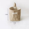 thumbnail image 5 of Bolsa de almacenamiento de lino y algodón Laklulu, 3 piezas Cesto de lino y algodón, 5 of 5