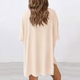 thumbnail image 3 of Lumtrix Womens Lounge Sets Shorts 2 Piece Matching Oversized T Shirt Biker Short Summer Outfits 2026 Casual Sweatsuits Spring Clothes Beige 2XL, 3 of 5