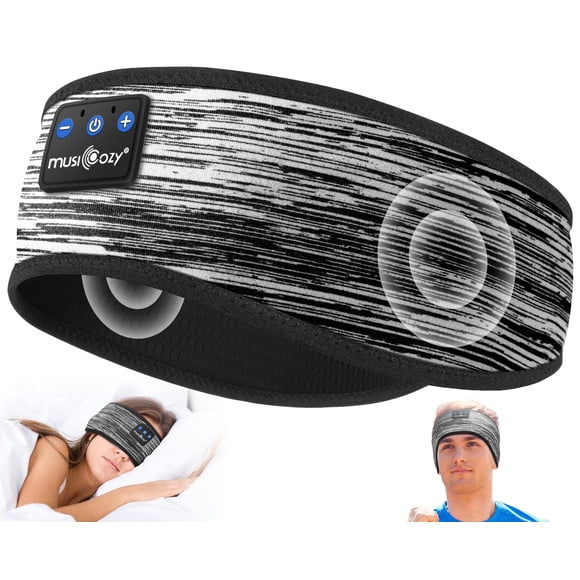 Headphones MUSICOZY Bluetooth 5.4, diadema para dormir