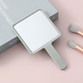 thumbnail image 1 of Cosmetic Mirror, Square HD Handheld Mirror, Portable Handheld Handle, Beauty Small Mirror Square Green, 1 of 2