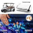 thumbnail image 6 of chaqlin Sea Turtle Golf Cart Seat with Pockets, for Sports, Golf Cart Seat Covers, Compatible with Club Car 2 Seat Club Car, 6 of 8