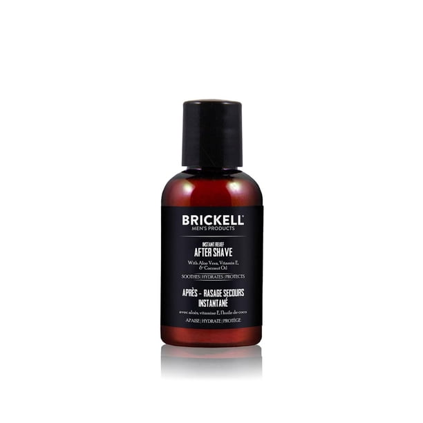 Bálsamo para después del afeitado Brickell para hombre Instant Relief, 60 ml, sin perfume