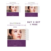 Silcskin Buy 2 Get 1 Free SilcSkin Eye Pads - (Reusable Pads for Crow's Feet, Fine Lines, Wrinkles, Under Eye Bags) 18 PADS (6X3)