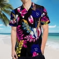 thumbnail image 5 of High Quality Hawaiian Shirts for Men Short Sleeve Aloha Beach Shirt Floral Summer Casual Button Down Shirts Blouses 538ONQ, 5 of 7