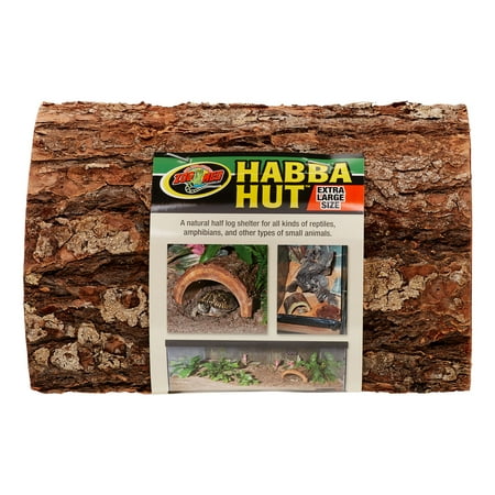 UPC: 0097612200843 | Zoo Med Habba Hut Hideout  X-Large  Brown