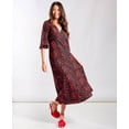 thumbnail image 2 of Red Heart Printed Midi Dress, 2 of 7