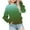 Green, variant on ZACPNCV Girls Sweatshirt Gradient Crewneck Sweatshirts Long Sleeve Tops Casual Pullover Mint Green 2-3 Years