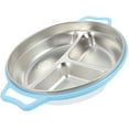 thumbnail image 2 of Assiette en Acier Inoxydable Plateau Alimentaire pour Enfants Assiette Divisée pour la Maison, 2 of 8