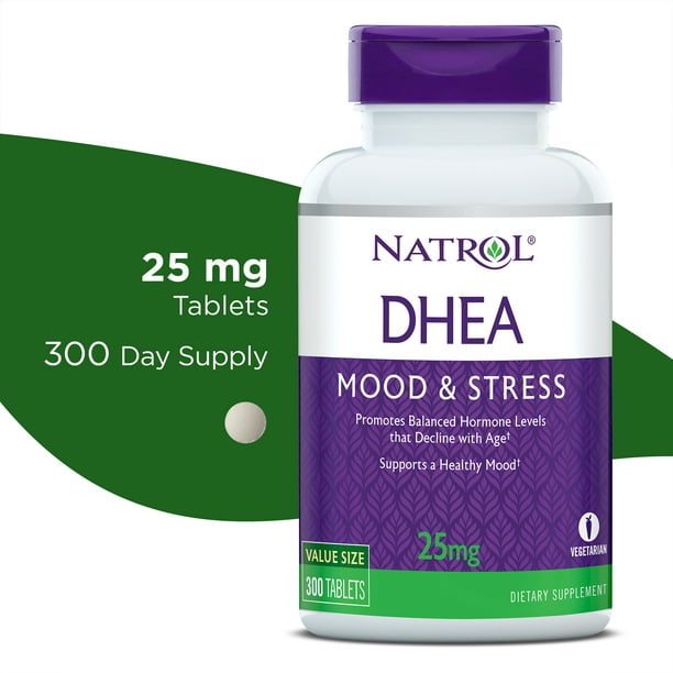 Natrol® DHEA Tablets, Supports Balanced Hormone Levels & Healthy Mood ...