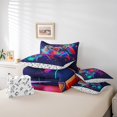 thumbnail image 4 of Gaming 7 Piece Comforter Set Full Bed in a Bag,Gamer Bedding Sets Ghost Spider Web Halloween Decorations Red Blue Green Sheet Set with Comforter Gamer Room Decor, 4 of 6