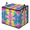 Multicolor 4, variant on CURLYOOT Pinks Dinosaur Large Storage Bag, Clothes Storage Bin Foldable Closet Organizer with Handle, Fabric Storage Containers for Clothing, Blanket, Comforter, Bedding