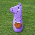 thumbnail image 4 of H2OGO! Kids Inflatable 35" Animal Bop Bag - Hippo, 4 of 10