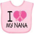 thumbnail image 3 of Inktastic Breast Cancer Nana Boys or Girls Baby Bib, 3 of 4