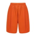 thumbnail image 3 of Venjoe Kids Boys Girls Basketball Football Jersey Tracksuit Quick Dry Short Sleeve T-Shirts Top with Orange 24, 3 of 5