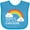 Turquoise, variant on Inktastic Mimi's Little Ray of Sunshine Boys or Girls Baby Bib