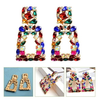 Claire's Girls Silver, Black & White Stud Earrings Set - 10