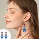 thumbnail image 1 of Decoraciones para el Día de los Caídos, decoraciones para el 4 de julio, decoraciones patrióticas, aretes con bandera roja, blanca y azul para mujer, aretes colgantes del 4 de julio para mujer, aretes, 1 of 8