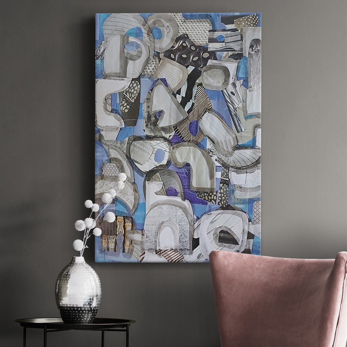 Mediterranean Port I Premium Gallery Wrapped Canvas - Ready to Hang