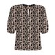 thumbnail image 1 of Blusa George para Mujer,  Escote Redondo con Eslabon en Centro Delantero. Beige Talla 40, 1 of 4